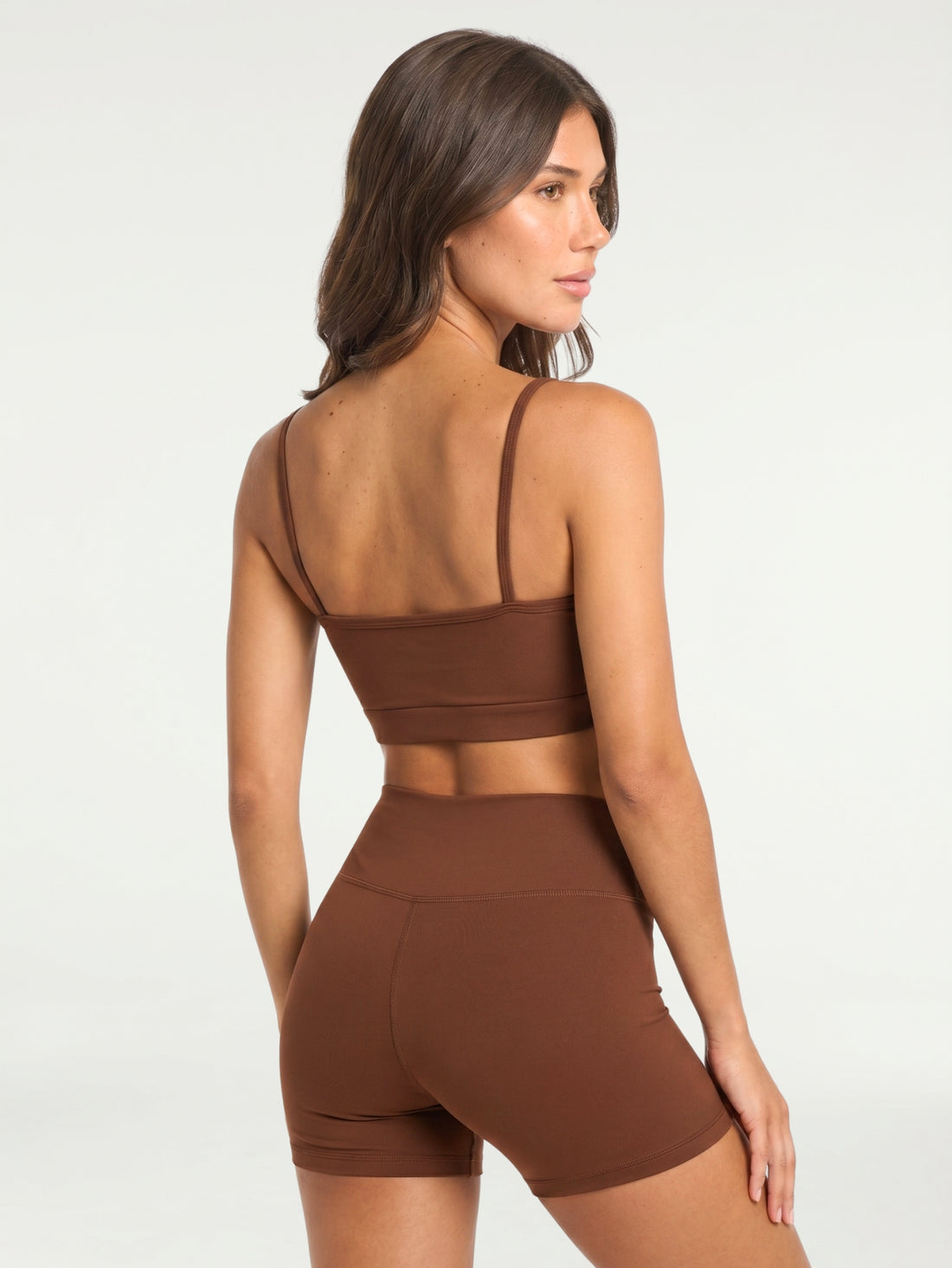 Conjunto Short + Top Essentials | Coffee