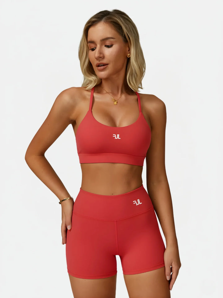 Conjunto Short + Top Alça | Vermelho