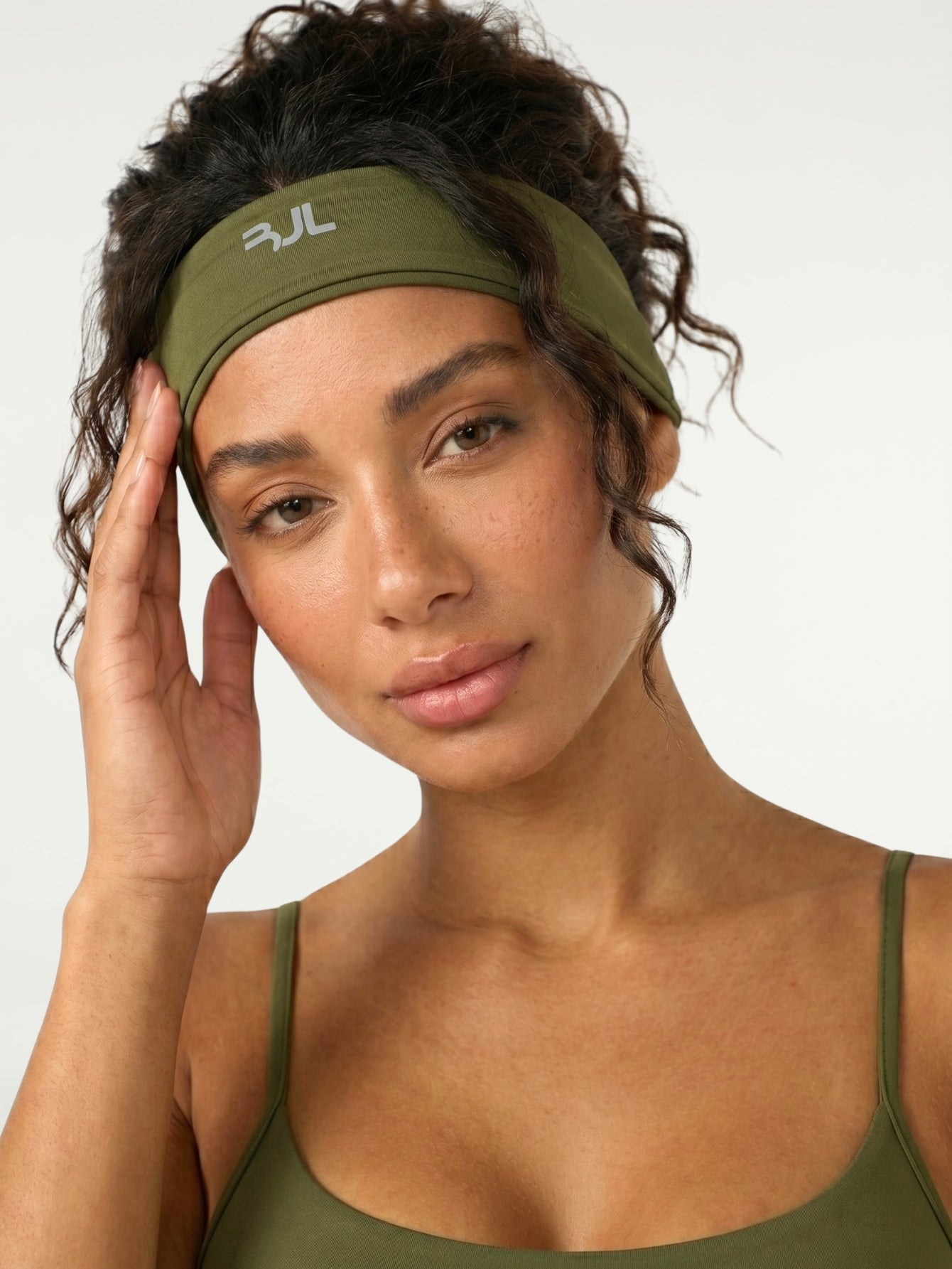 Faixa de Cabelo Essentials | Verde Militar