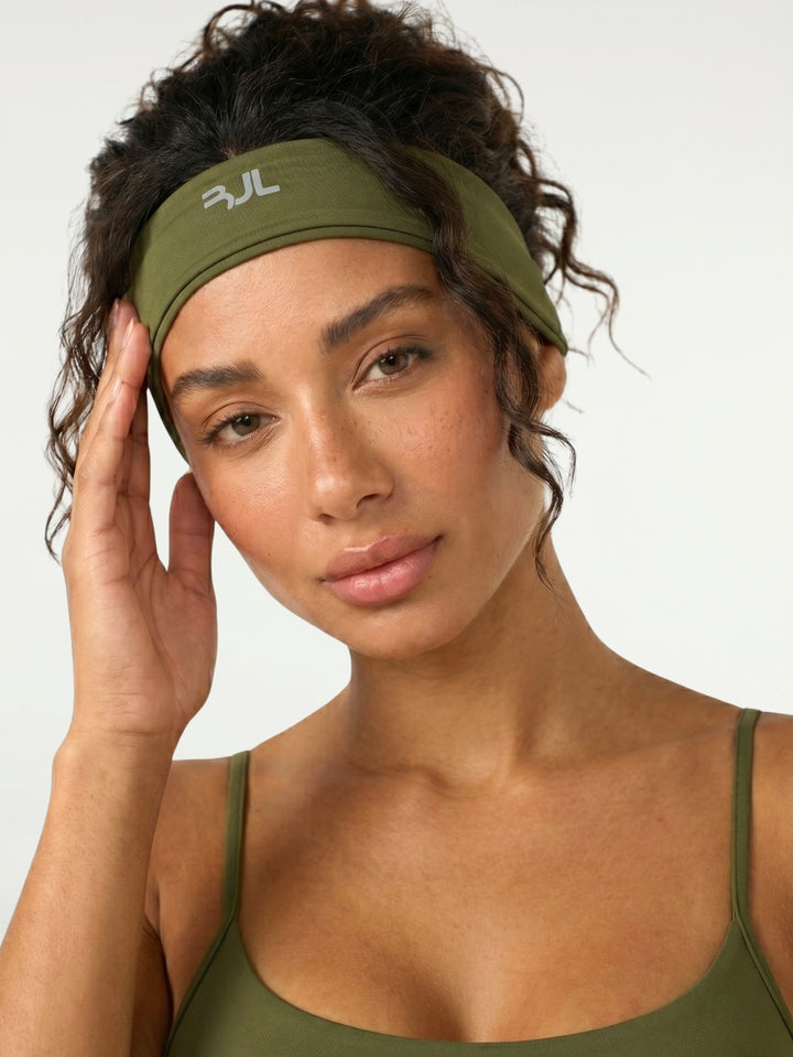 Faixa de Cabelo Essentials | Verde Militar