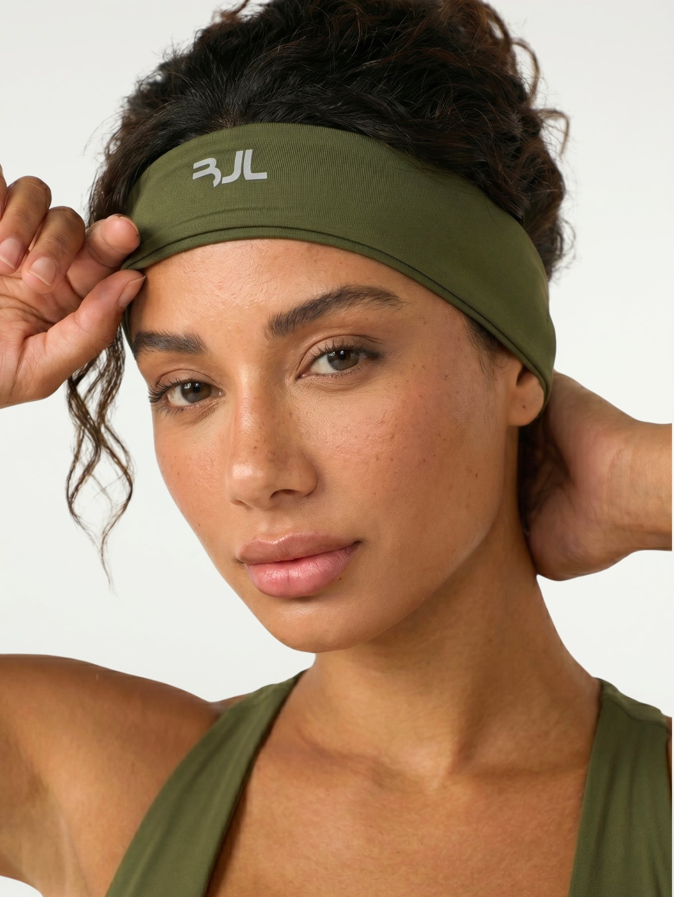 Faixa de Cabelo Essentials | Verde Militar