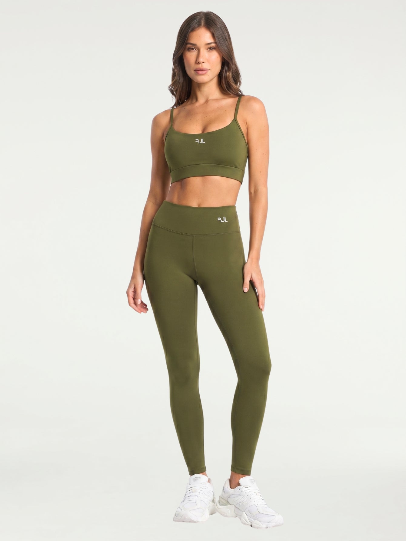 Conjunto Legging + Top Essentials | Verde Militar