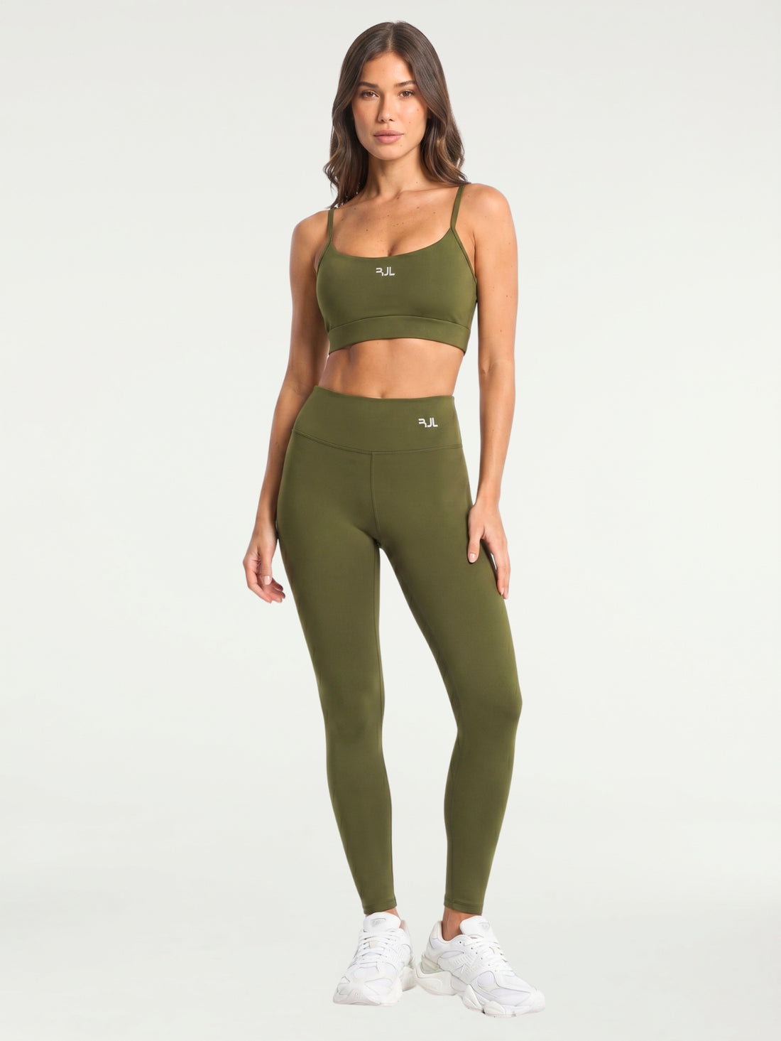 Conjunto Legging + Top Essentials | Verde Militar