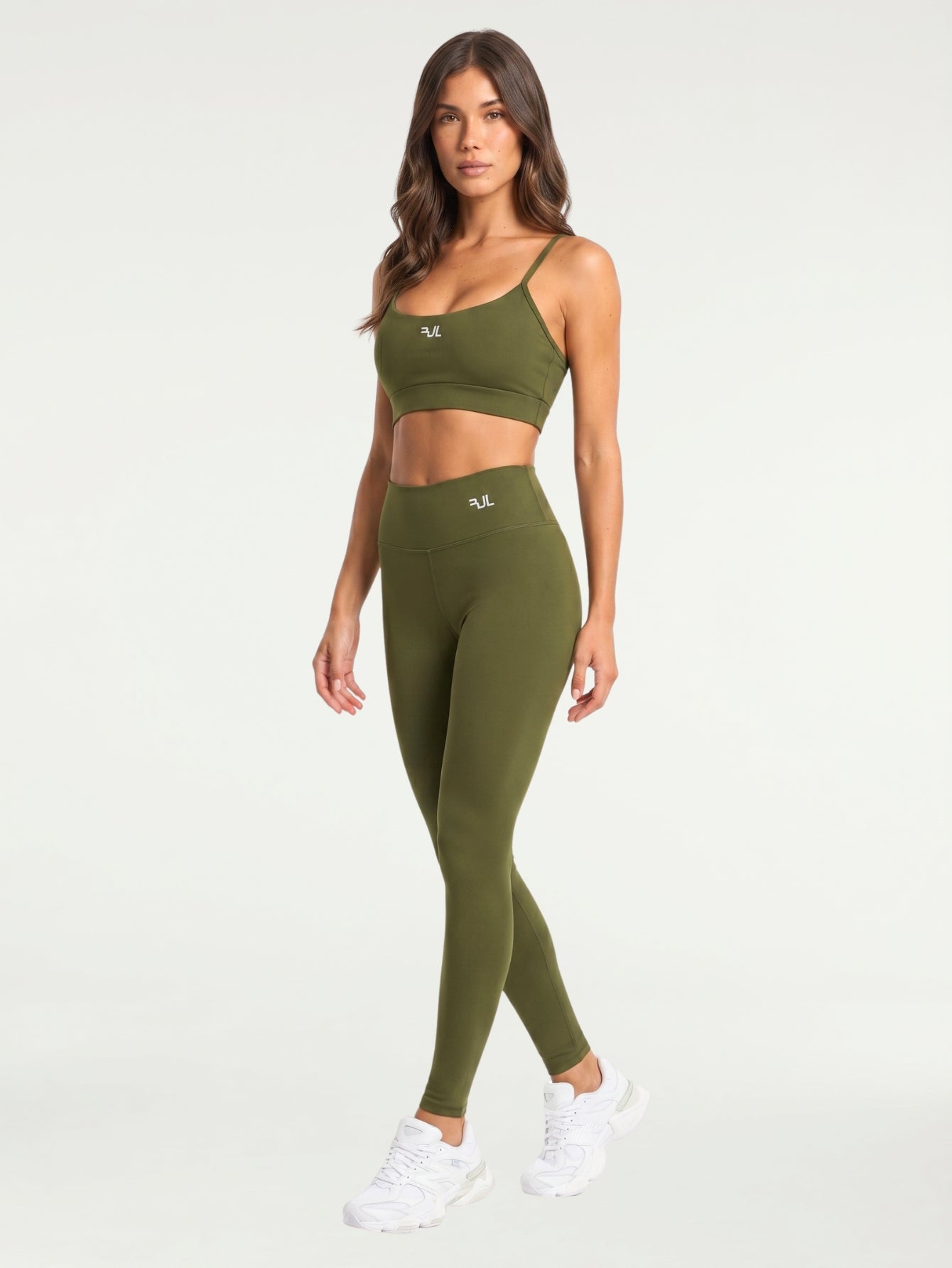 Conjunto Legging + Top Essentials | Verde Militar