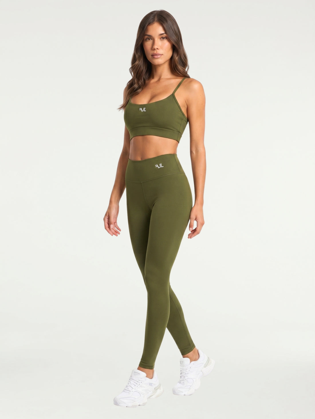Conjunto Legging + Top Essentials | Verde Militar