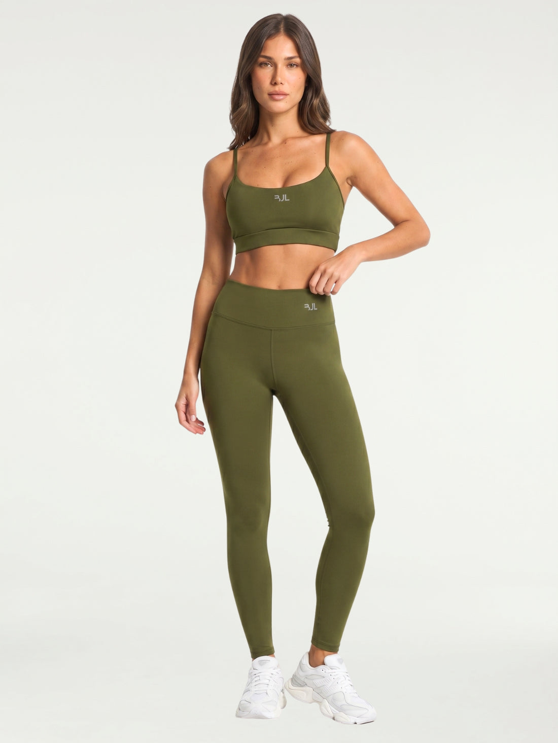 Conjunto Legging + Top Essentials | Verde Militar