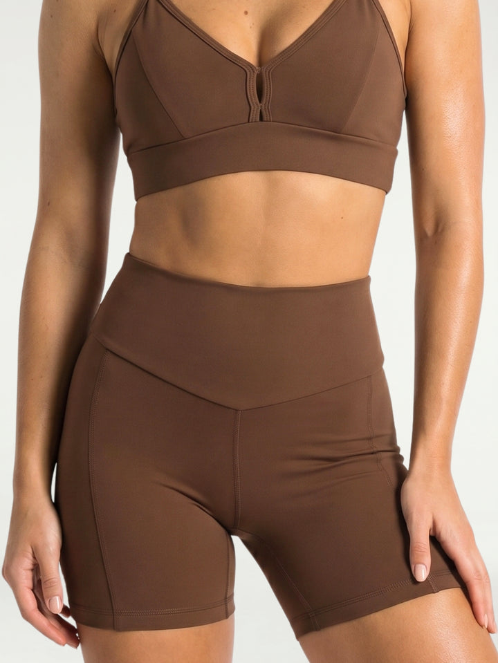 Short com Bolso Move | Coffee