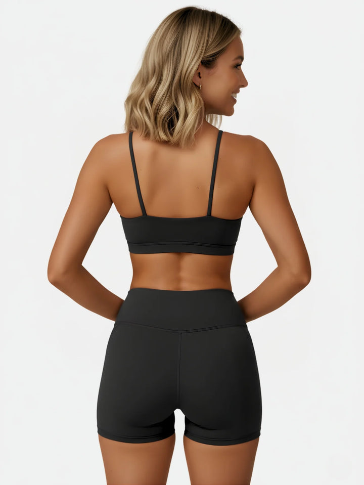 Conjunto Short + Top Alça | Preto