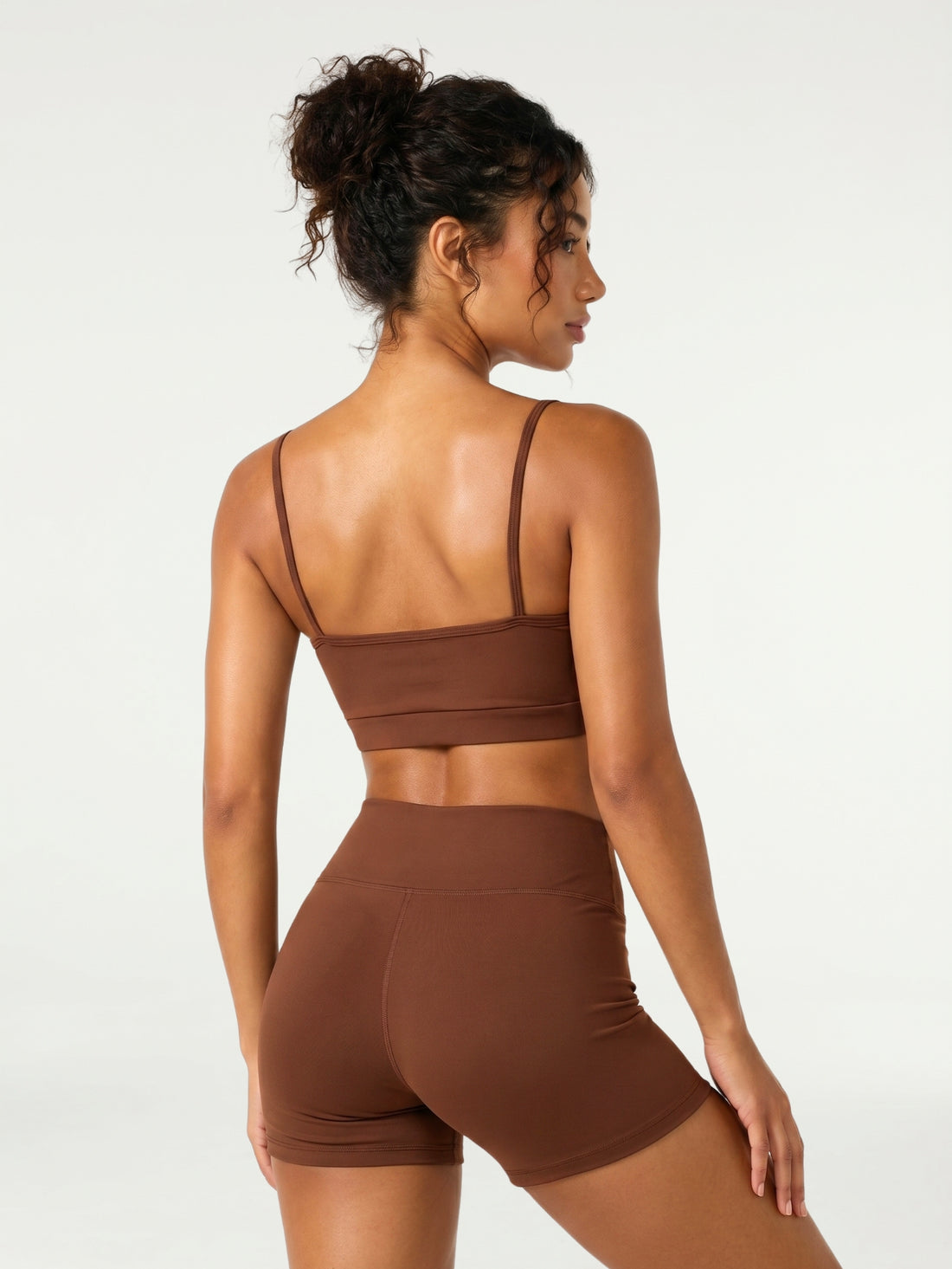 Conjunto Short + Top Essentials | Coffee