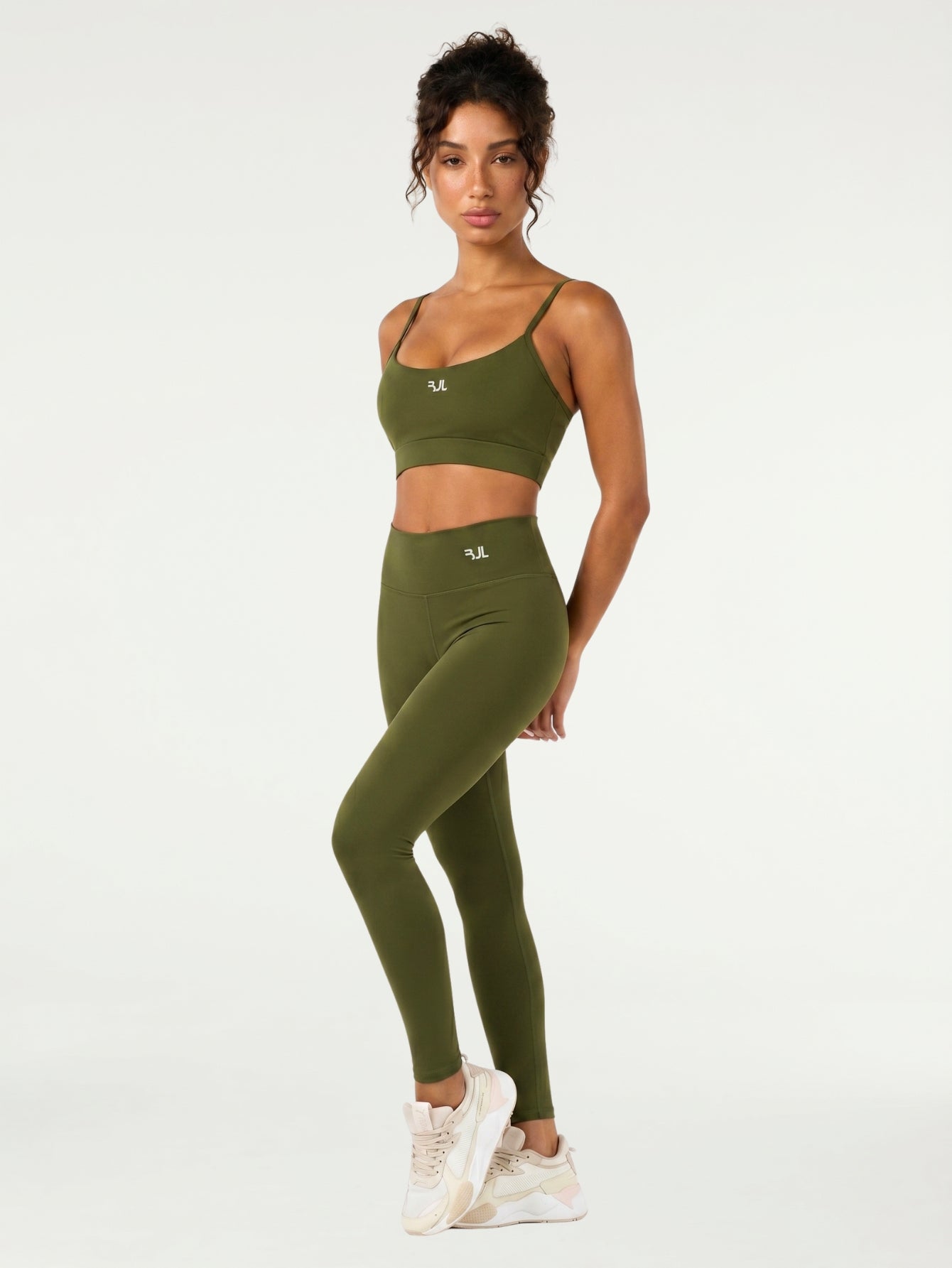 Conjunto Legging + Top Essentials | Verde Militar