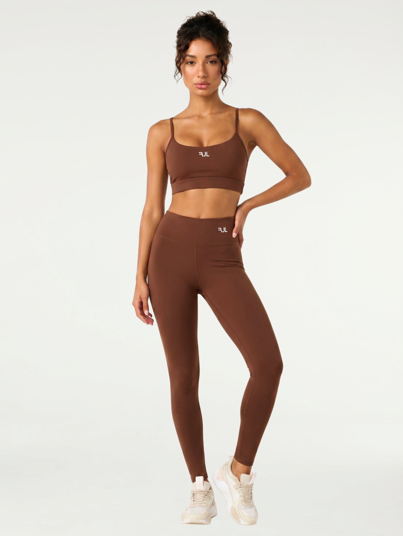 Conjunto Legging + Top Essentials | Coffee
