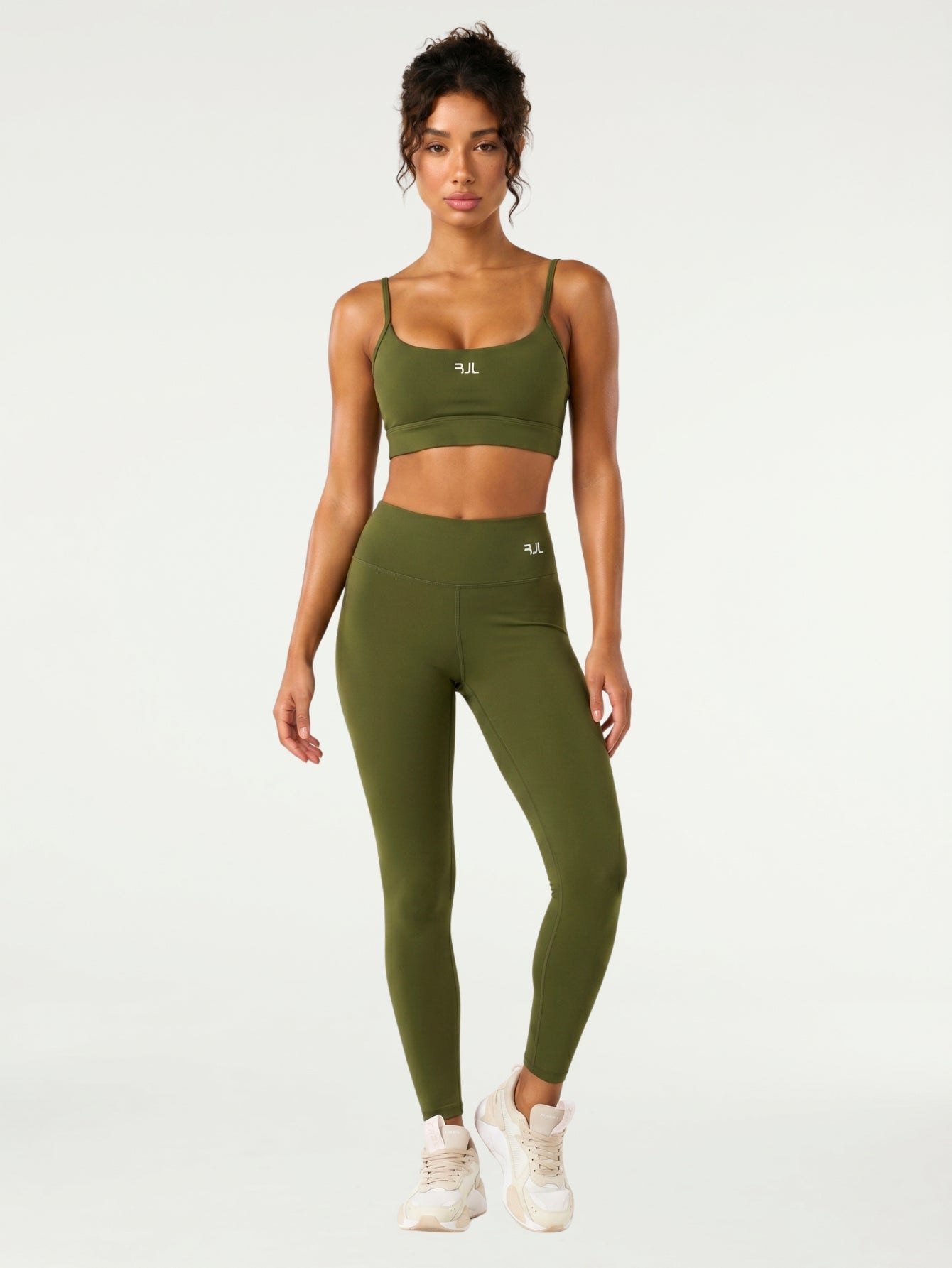 Conjunto Legging + Top Essentials | Verde Militar