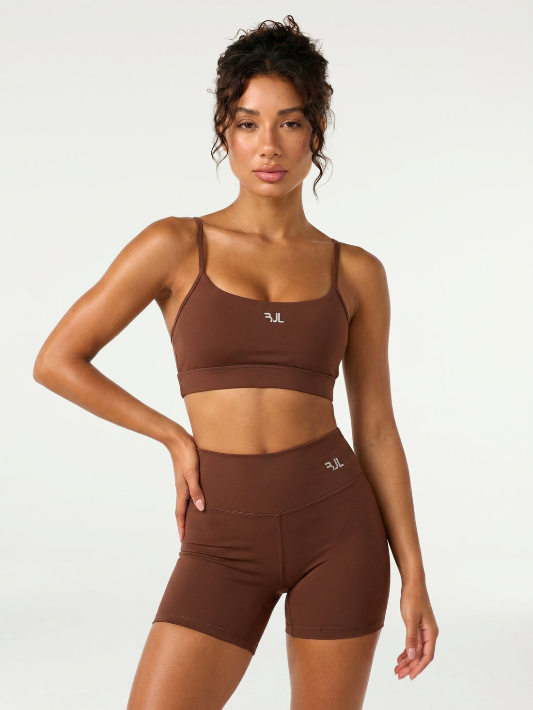Conjunto Short + Top Essentials | Coffee