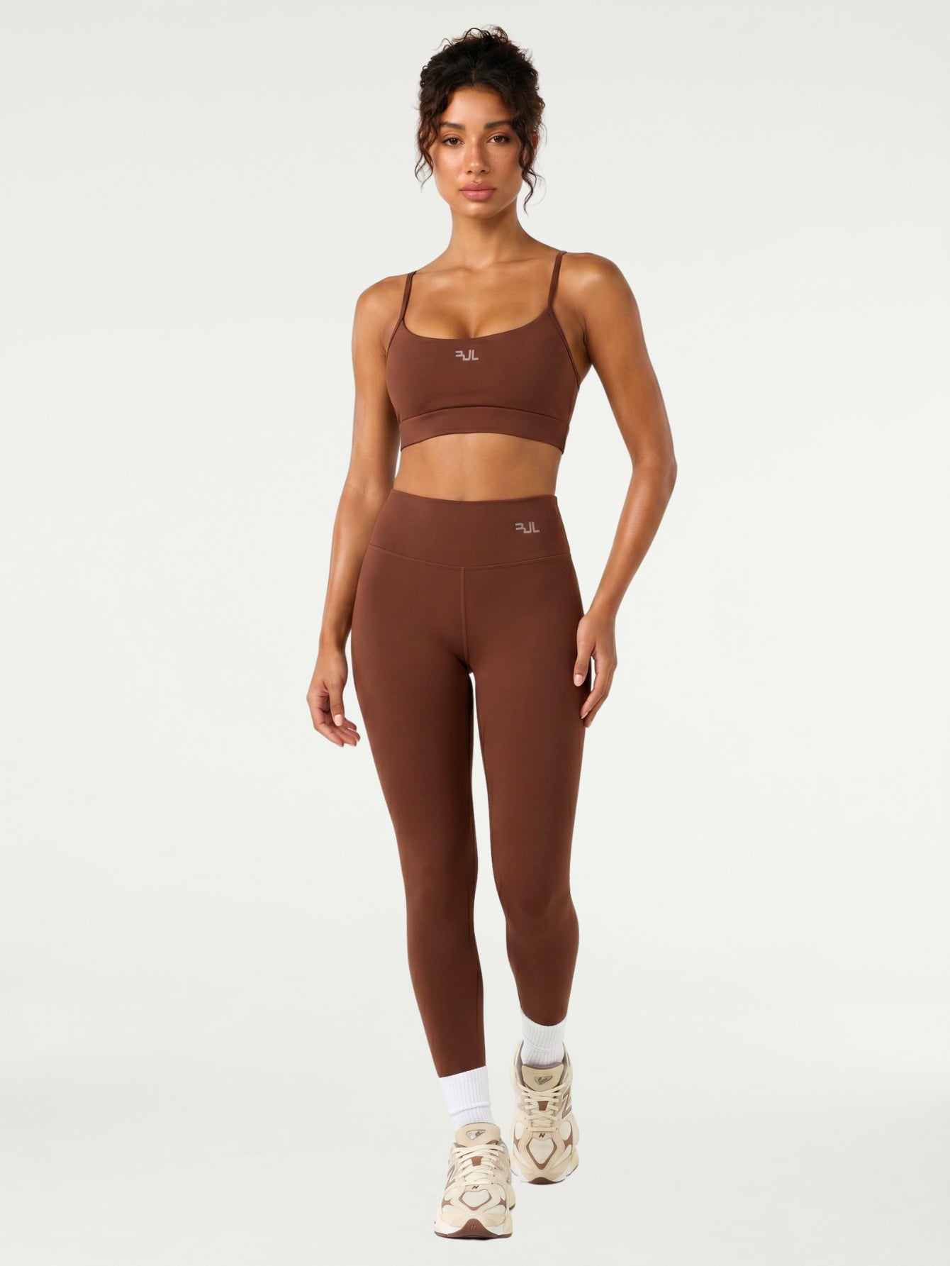 Conjunto Legging + Top Essentials | Coffee