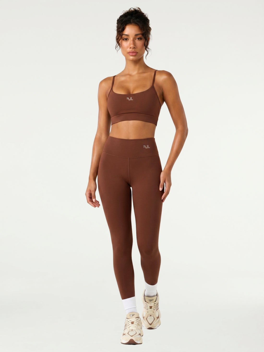 Conjunto Legging + Top Essentials | Coffee