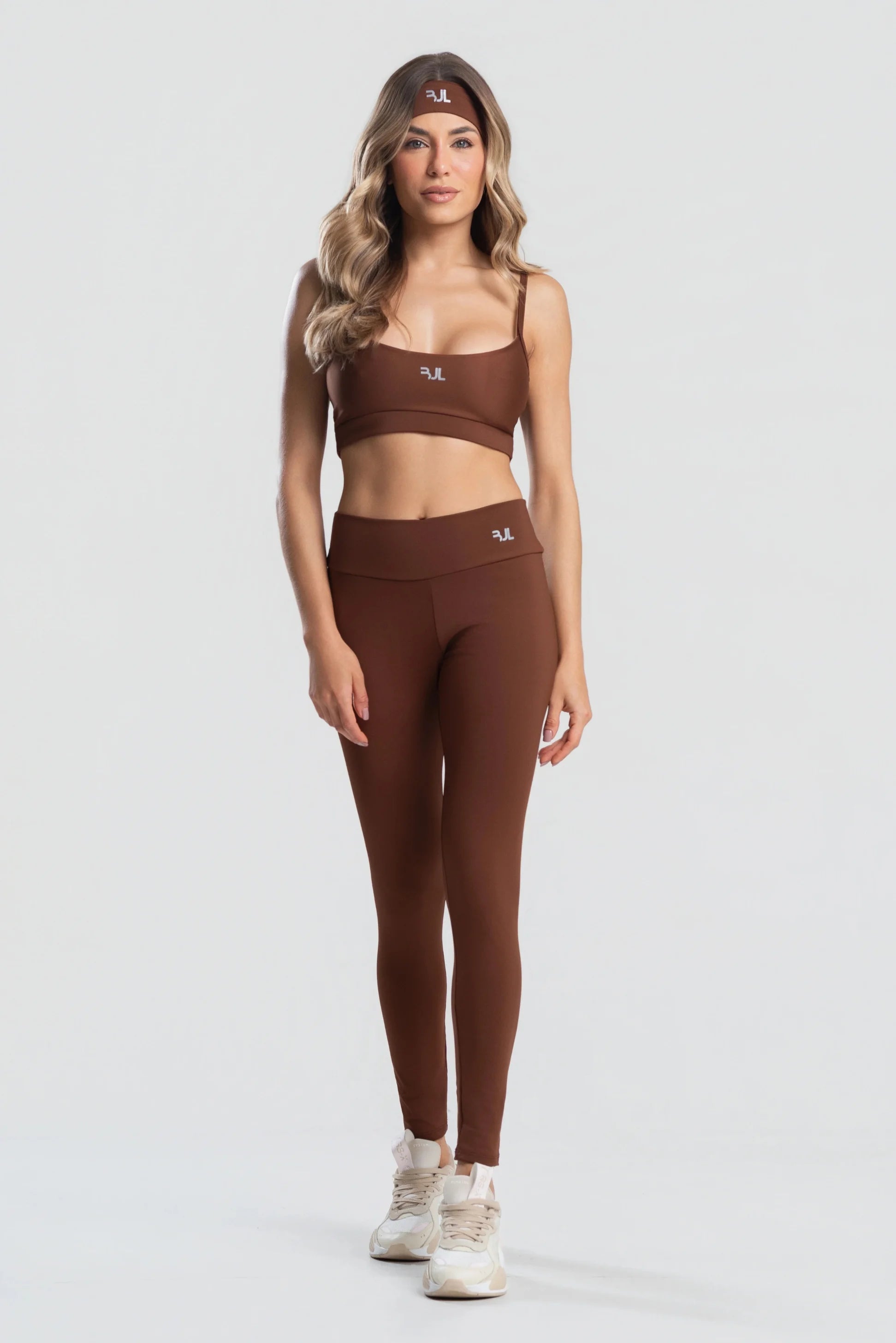 Conjunto Legging + Top Essentials | Coffee