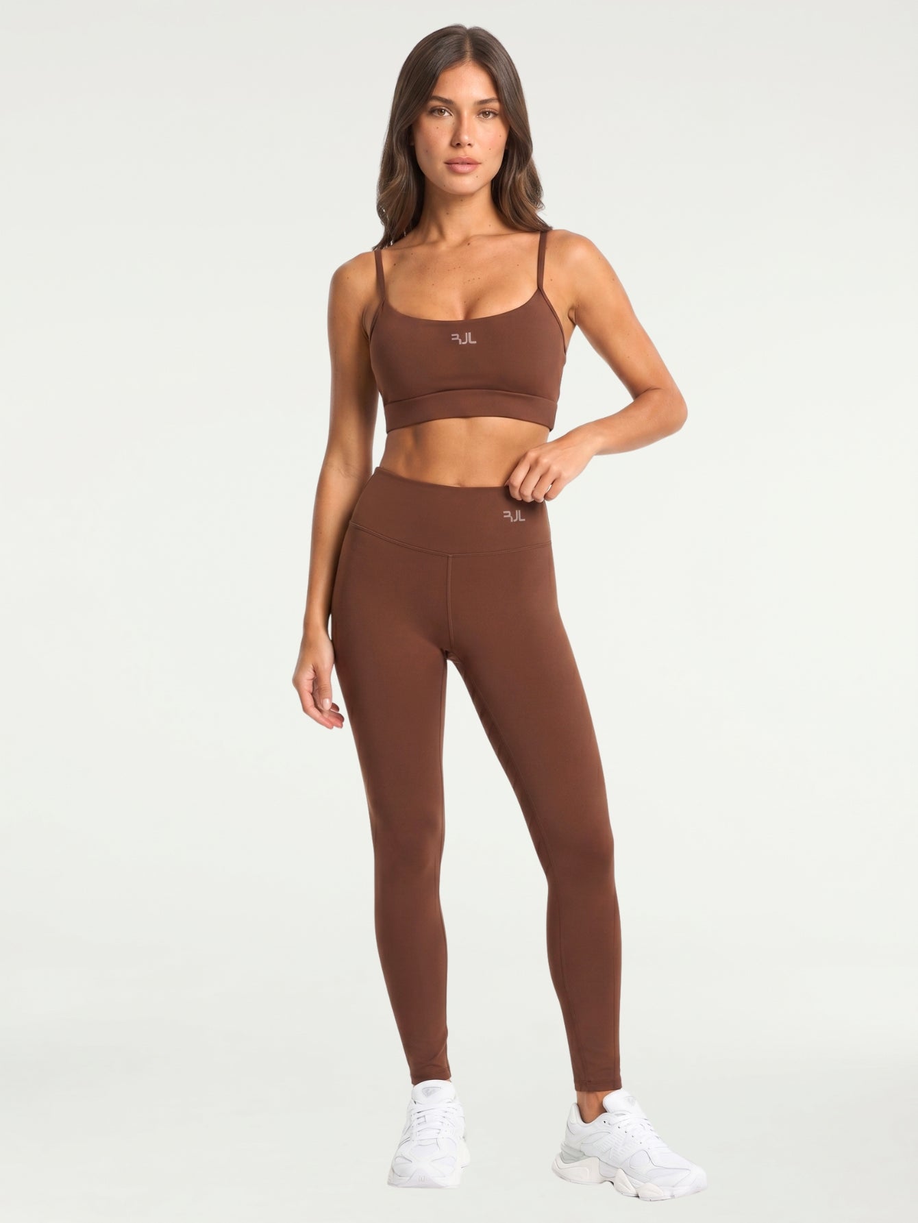 Conjunto Legging + Top Essentials | Coffee