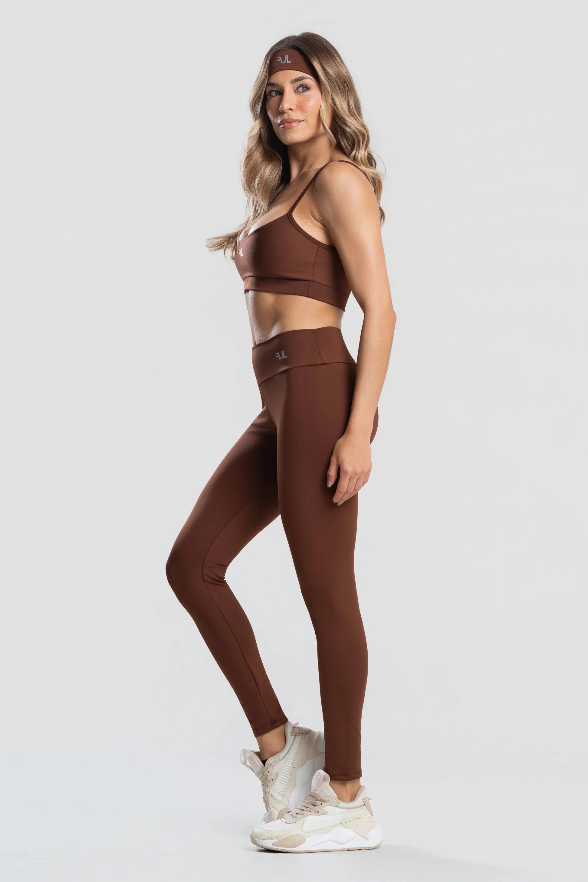 Conjunto Legging + Top Essentials | Coffee