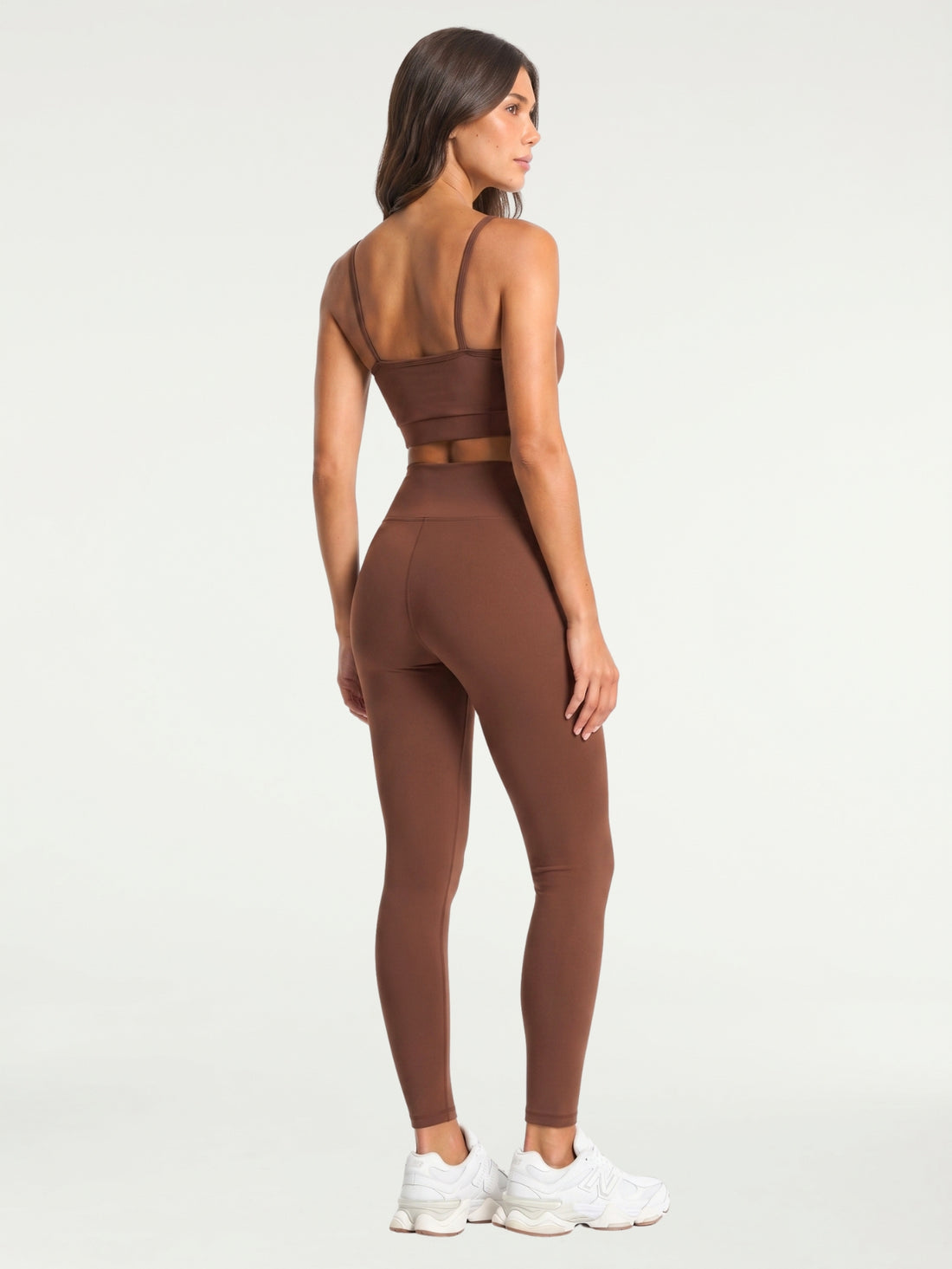Conjunto Legging + Top Essentials | Coffee