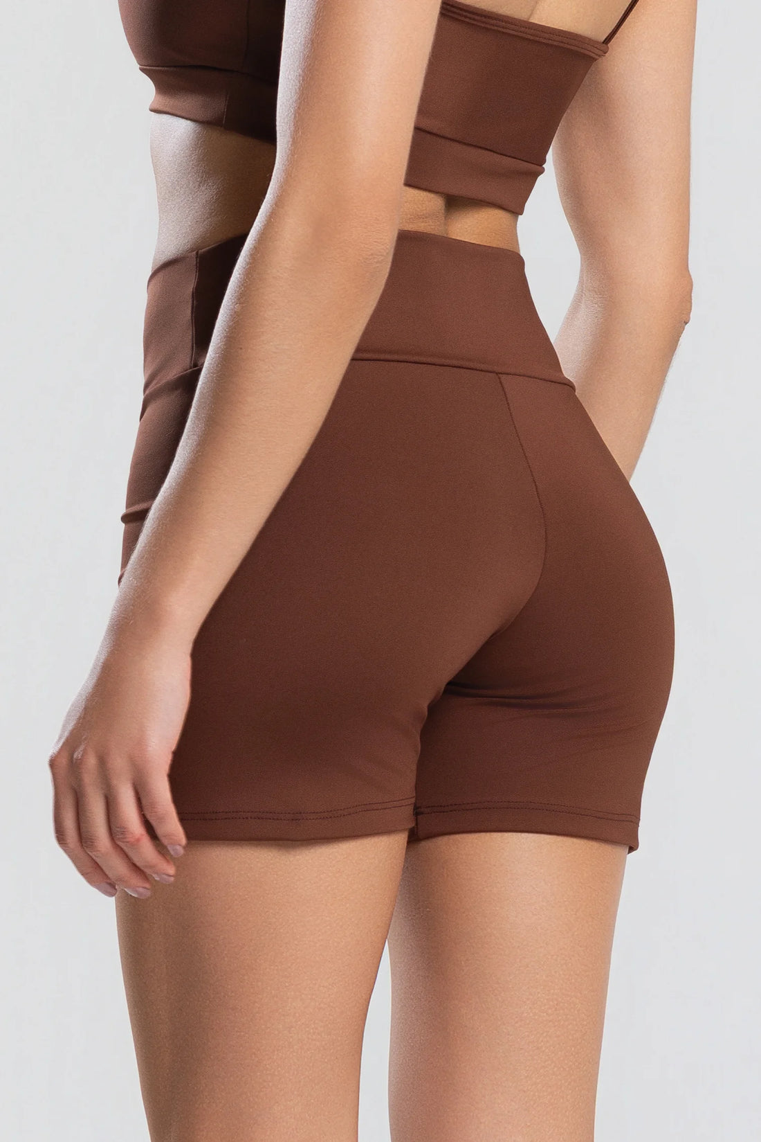 Conjunto Short + Top Essentials | Coffee