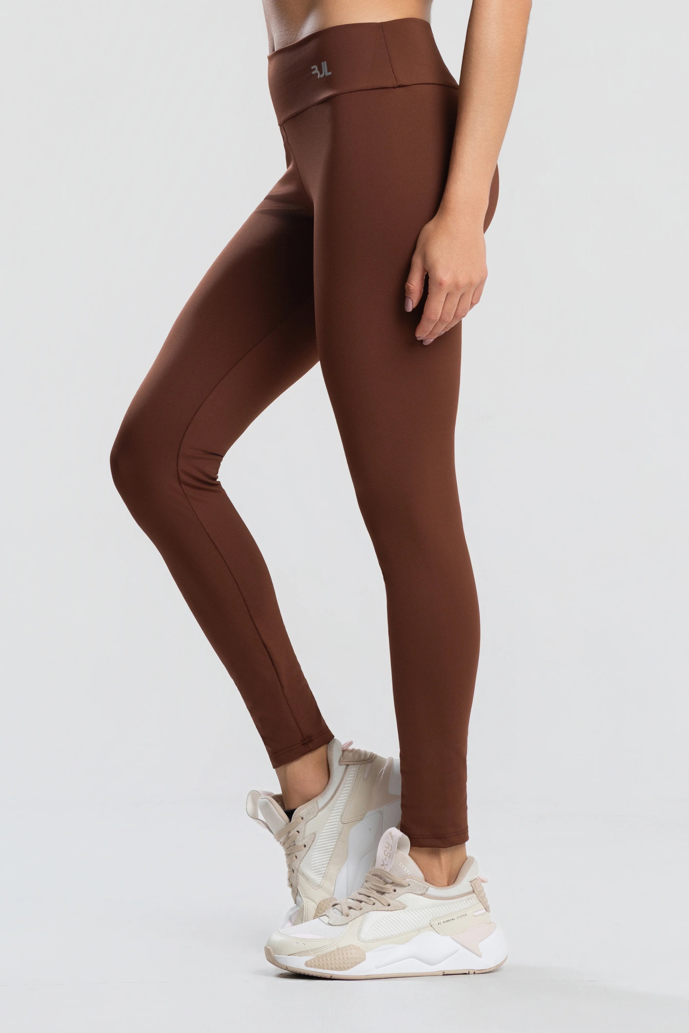 Conjunto Legging + Top Essentials | Coffee