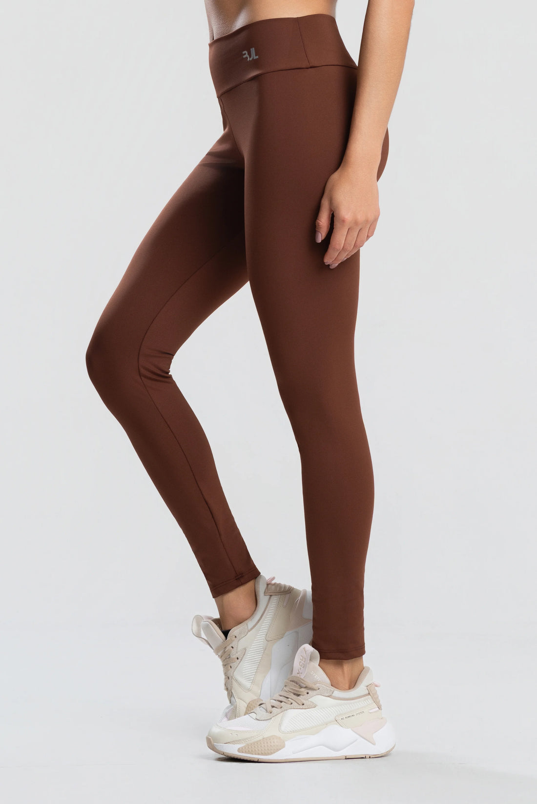 Conjunto Legging + Top Essentials | Coffee